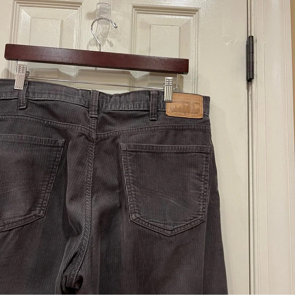 Patagonia Men’s Organic Cotton Corduroy Jeans Size 36x32 Pants Gray 21525